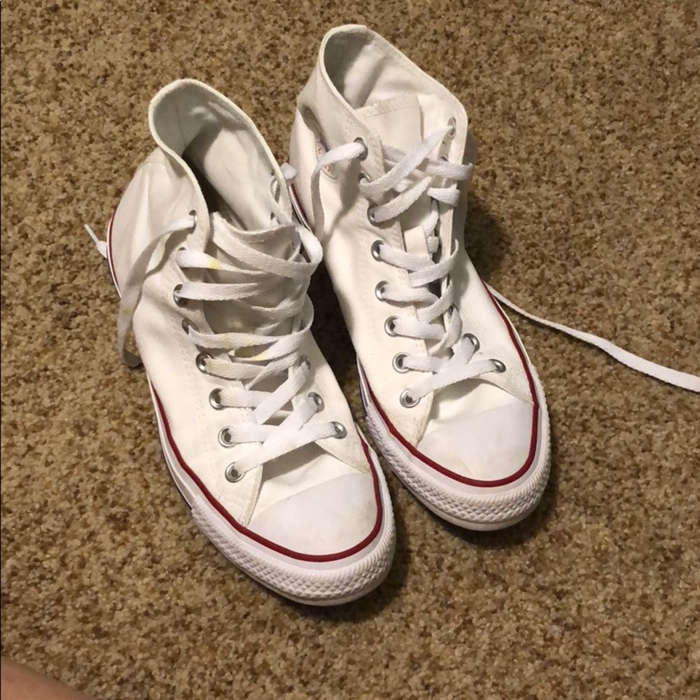 White High Top Converse